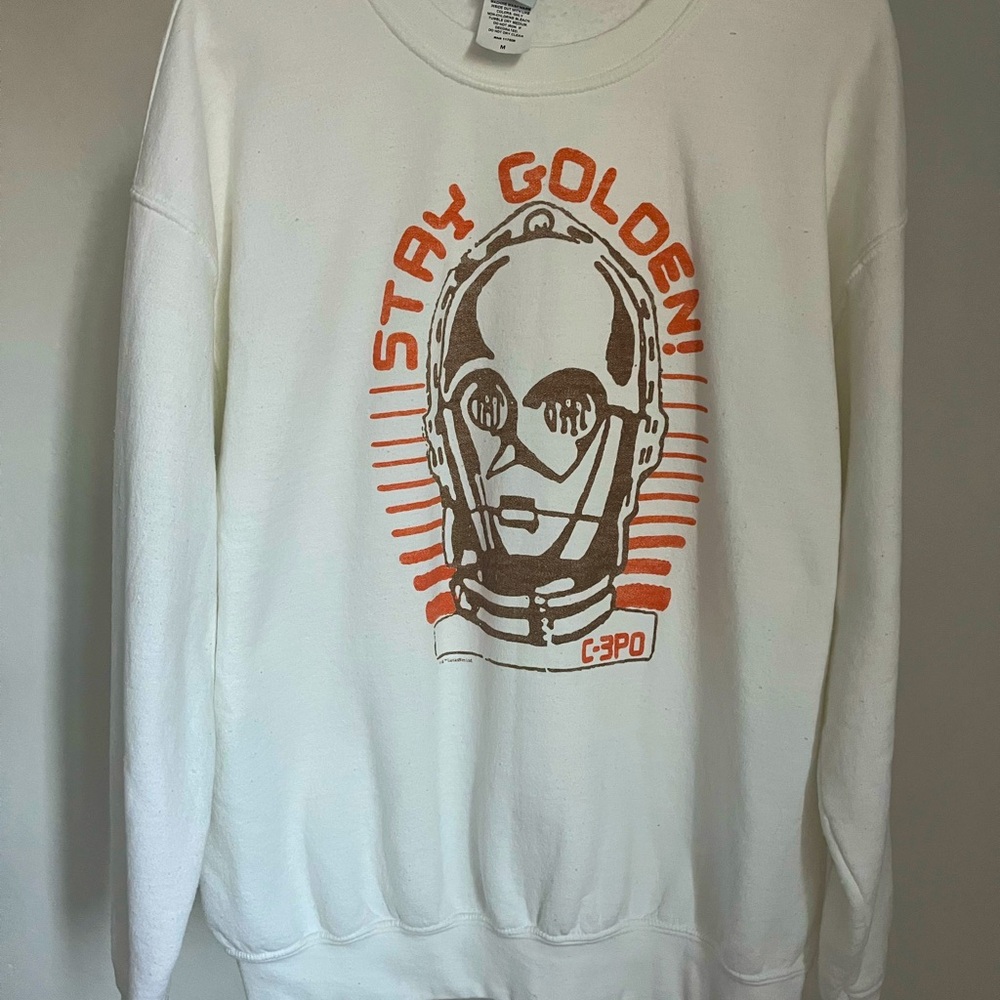 Junk Food C-3PO Stay Golden Sweatshirt Star Wars
